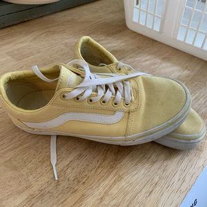 Vans yellow shoes